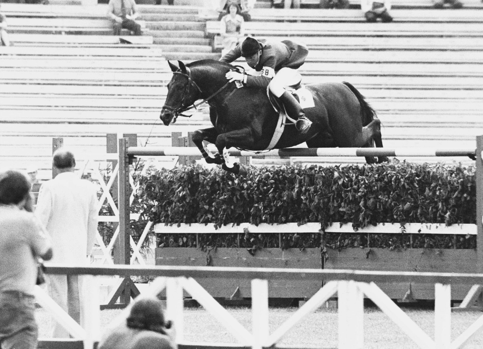 Viktor Poganovsky riding Topky, 1980 Olympics Team Gold